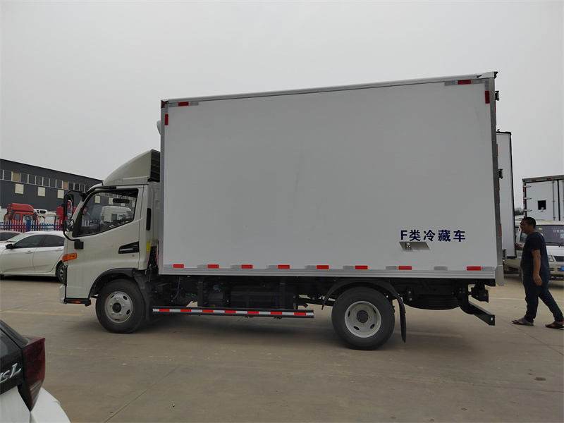 江淮帥鈴E4.2米可拆卸式肉鉤冷藏車